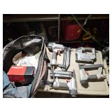 Lot of Porter-Cable Nailers and Toolbag w/ Contents