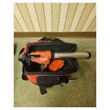 Toolbag W/ Hilti CD 4-A22 Cordless Dispenser and Charger