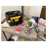 Dewalt DCW210 Cordless Palm Sander w/ Battery, Bag, and Sandpaper Assortment