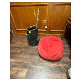 Golf Bag Umbrella Holder and Bean Bag Chair
