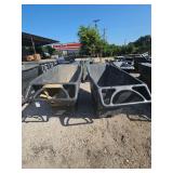 2 Heavy Duty Plastic Utility Carts