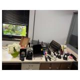 Assorted Office Supplies and Desktop Organizers Lot