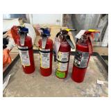 4 Fire Extinguishers