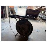 Metal Wire Reel Cart w/ Tray and Contents