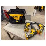 3 DeWalt DCF622 20V Max XR Screwguns w/ Toolbag