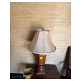 Wood Table Lamp w/ Shade