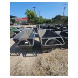 2 Heavy Duty Plastic Utility Carts