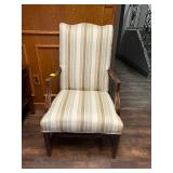 Upholstered Armchair w/ Wood Frame