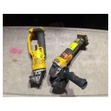 2 DeWalt Cordless Grinders