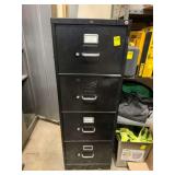 4-Drawer File Cabinet w/ Contents