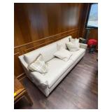 Fabric Upholstered Sofa w/ Pillows