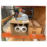 Stretch Wrap Dispenser w/ Stretch Wrap Rolls