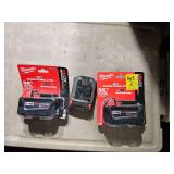 3 Milwaukee 48-11-1850 M18 REDLITHIUM XC5.0 Batteries