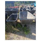 2 Heavy Duty Plastic Utility Carts
