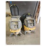 2 DeWalt DWV012 Dust Extractor Vacuums