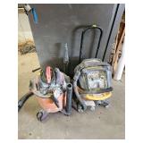 2 Wet/Dry Vacuums w/ DeWalt DWV012 and Ridgid