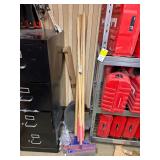5 Kraft Tool Co. Concrete Squeegees w/ Wood Handles