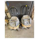 2 DeWalt DWV012 10 Gallon Dust Extractor Vacuums