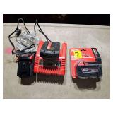 Milwaukee M18 Charger and 3 Batteries