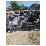 2 Heavy Duty Plastic Utility Carts