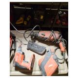 Hilti TE 3-C Rotary Hammer w/ SD 4500-A22 Screw Gun and Accessories
