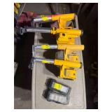 4 DeWalt DWH303DH Cordless Dust Extraction Systems w/ 2 Dust Boxes