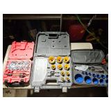 3 Assortment of Hole Saw Sets w/ Roberts Quik-Cut Tile Cutter