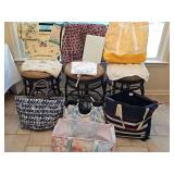 Bag of grocery bags, placemats, kitchen aprons, and more. See all photos.