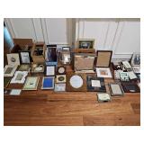 Grouping of nice picture frames. Sizes range primarily from 2 1/4 X 3 1/4 to 8 x 10.