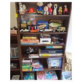 Contents of bookshelf. Includes great vintage items. See all photos. Bookcase is not included.