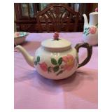 Vintage Franciscan Desert Rose 6 inch teapot with lid
