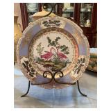 Chelsea House Exotic Bird wall/decorative plate. 10 1/2 inches.