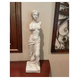 Venus De Milo sculpture statue. This one is plaster. Mexico. 24” x 6”
