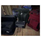 Assortment of luggage. Five pieces.