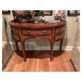 Federal style credenza/sideboard by Accents Beyond. Single drawer with two false drawer side doors.. contents not included 56” x 24” x 35”