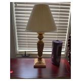 29 inch gold lamp
