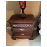 Cherry two drawer nightstand by Vaughan of Virginia 24” x 16” x 24 1/2”
