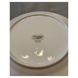 Five piece Pl. setting of Noritake Contemporary fine China. Blythe pattern .Dinner plate, salad plate, dessert plate, and a cup and saucer.