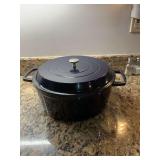 Brandant large porcelain enamel cast iron stock pot 12 1/2“ x 6 1/2
