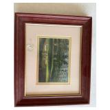 12 x 10“ picture of golfer on course