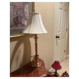 29 inch brass lamp