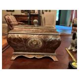 Elegant 10 1/2 inch decor box used for staging. See photos