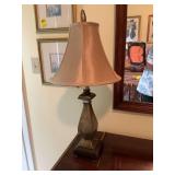 Set of 2- 27” inch resin  lamps