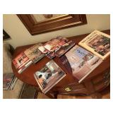Seven hardback decor/ decorating table books.