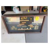 Golf shadowbox 20“ x 11“. 3 inches thick.