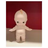 7 1/2 inch Kewpie standing baby doll figurine,  hand painted bisque ceramic