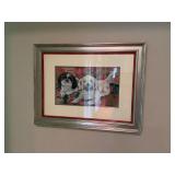 28 1/2 x 22“ painted dog portrait