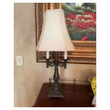 30 inch double candelabra style lamp