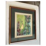 27 x 23” matted and framed golf course print by art SARNOLL
