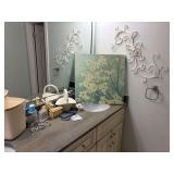 Bathroom Assortment including Wall Art, Soaps and More